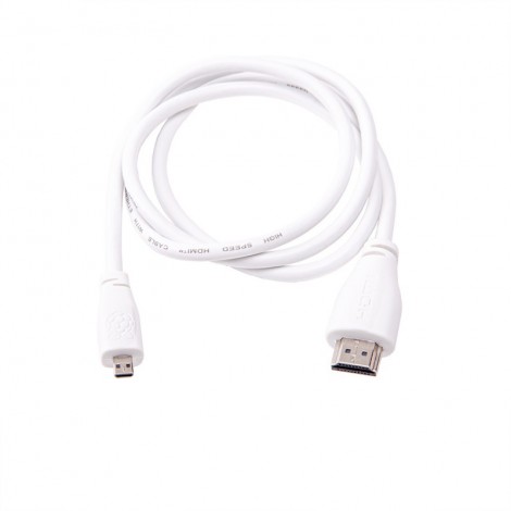 Raspberry Pi Micro-HDMI to Standard HDMI 1 m Official Cable